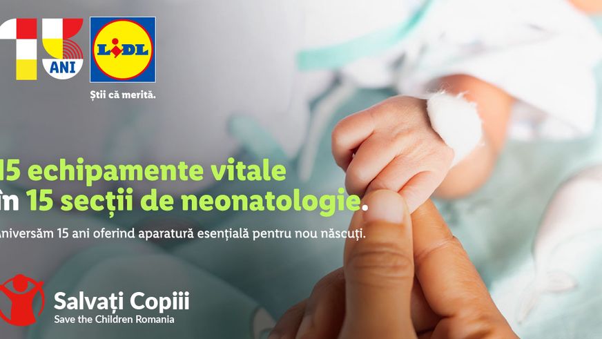 Din prima secundă, acolo pentru ei: Lidl România donează peste 3,2 milioane de lei pentru dotarea a 15 secții de neonatologie din România