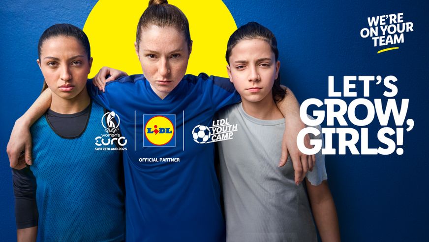 Lidl aduce Youth Camp pentru fete la UEFA Women's Euro 2025™