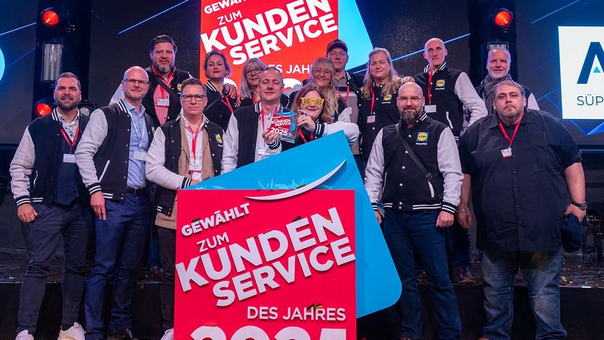 Lidl-Kundenservice erhält Auszeichnung: „Gewählt zum Kundenservice des Jahres”