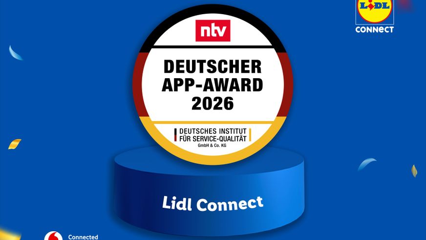 Lidl Connect erhält Deutschen App-Award 2026