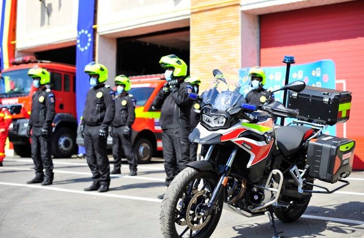 Fundația pentru SMURD, cu sprijinul LIDL România, dă în folosință 2 motociclete de intervenție urbană în județul Galați