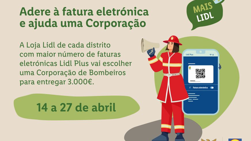 Campanha Lidl Plus Bombeiros