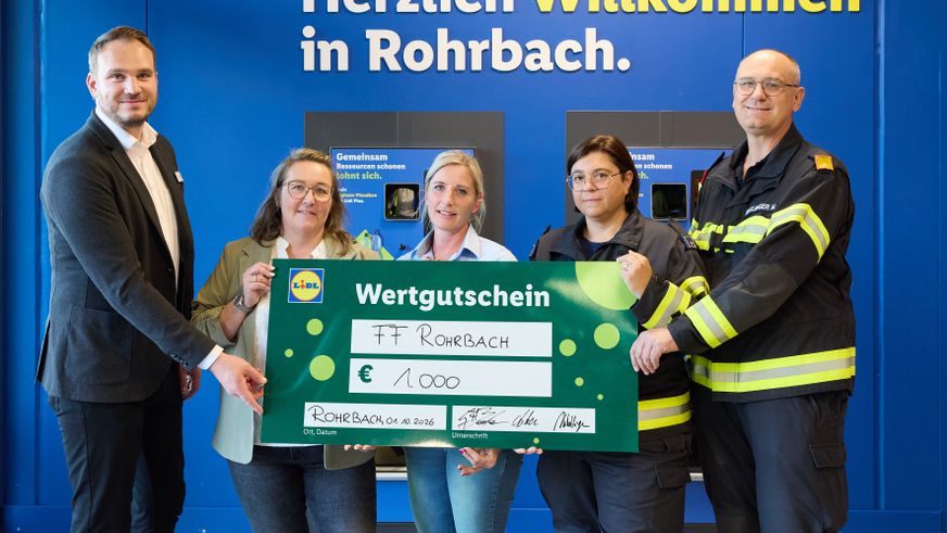 Scheckübergabe