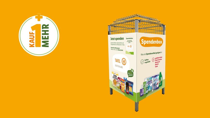 Lidl startet „Kauf-1-mehr“-Aktion für die Tafel in Deutschland Tafel-Woche in den Lidl-Filialen: Lang haltbare Lebensmittel und Hygieneartikel spenden und sparen