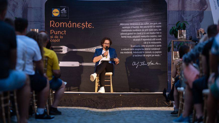 Peste 200 de invitați au aflat de la Chef Florin Dumitrescu ce înseamnă „Românește. Punct și de la capăt”