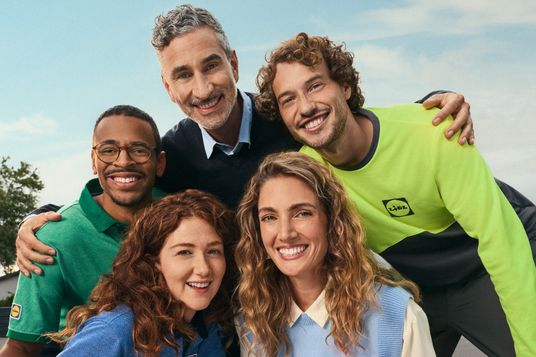 Groupe de salariés Team Lidl