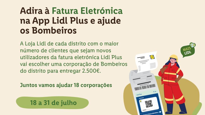 Lidl apoia Liga dos Bombeiros Portugueses