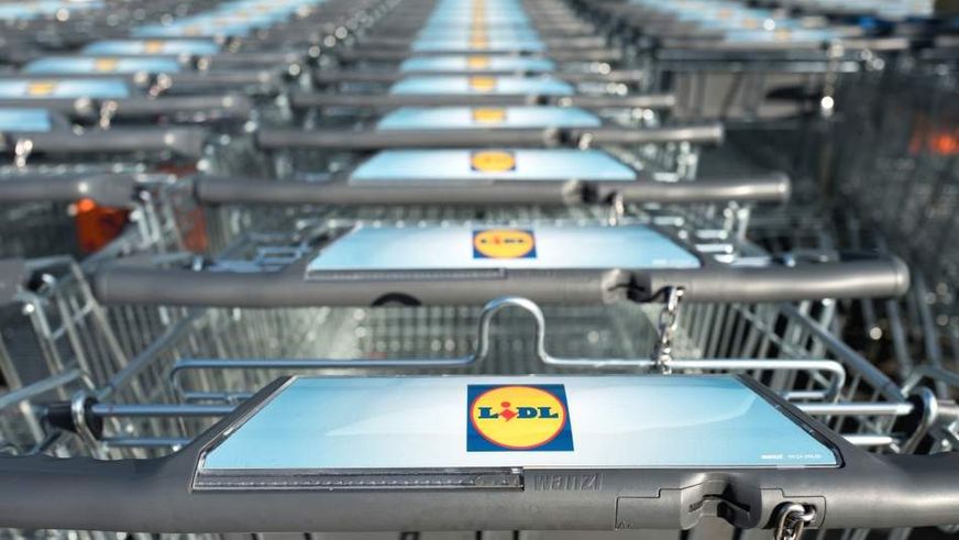 Lidl bevásárlókocsi