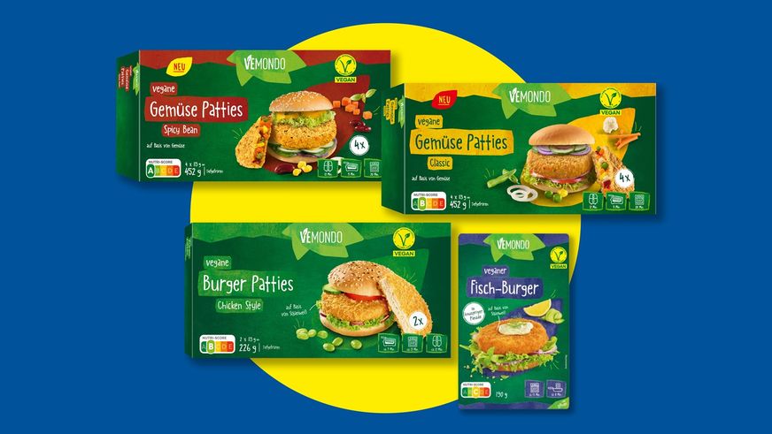 Vegane Burger: Lidl bietet neue Sorten