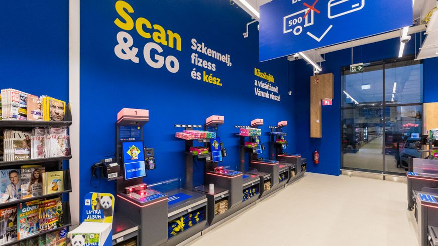 Lidl önkiszolgáló kasszák