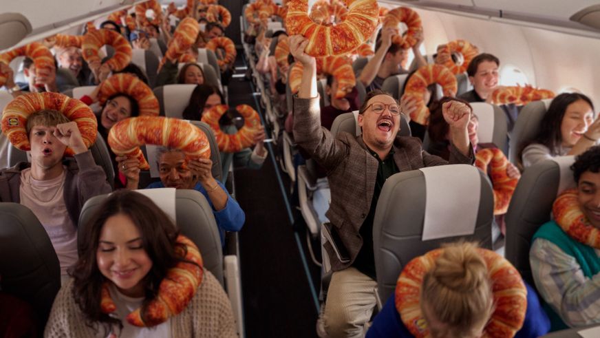 Lidl Neck Croissant für Fluggäste