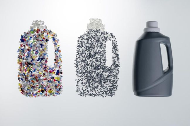 bouteilles recyclées