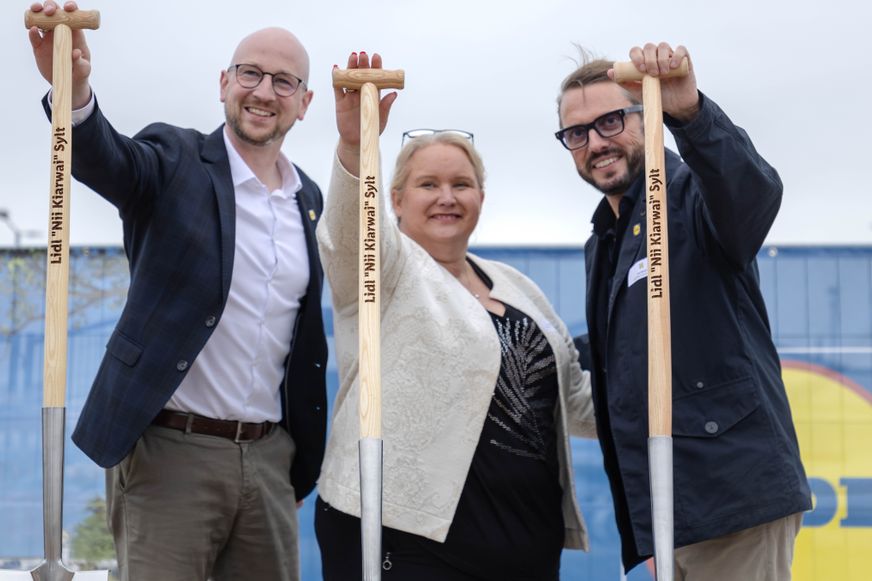 Spatenstich auf Sylt: Lidl legt Grundstein für neuen kombinierten Wohn- und Filialstandort