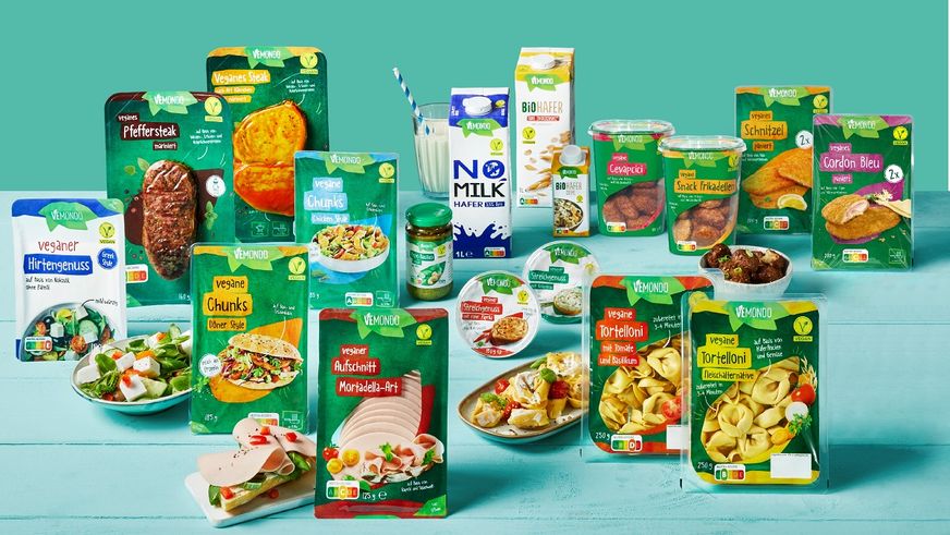 Vegane Eigenmarke „Vemondo“ siegt bei den V-Label-Awards in den Kategorien „Eigenmarke“, „Fleisch- und Fischalternativen“ sowie „Milch- und Molkereialternativen“ | Foto: Lidl