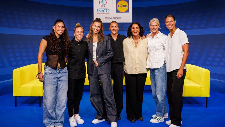 Lidl setzt auf prominente Vorbilder: Start der Never Stop Growing Initiative zur UEFA Women's EURO 2025™