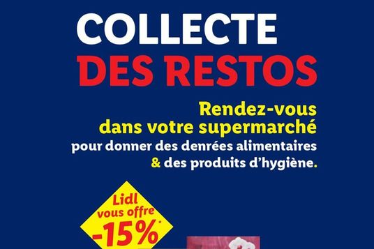 affiche collecte des restos
