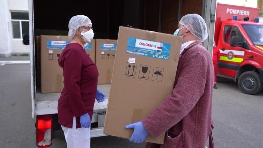 Lidl a donat 20 de concentratoare de oxigen pentru Spitalul Județean din Botoșani, destinate îngrijirii pacienților cu coronavirus