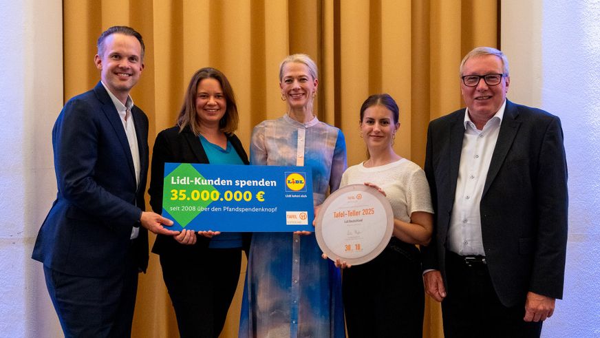 Kleine Spenden, große Wirkung: Lidl-Kunden sammeln über 35 Millionen Euro für die Tafeln