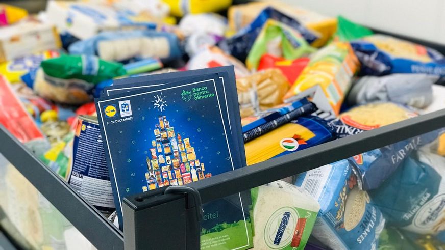 Clienții Lidl din patru orașe au donat 16,7 tone de alimente pentru persoanele defavorizate, în campania organizată de retailer în parteneriat cu rețeaua națională a Băncilor pentru Alimente