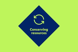 Conserving resources