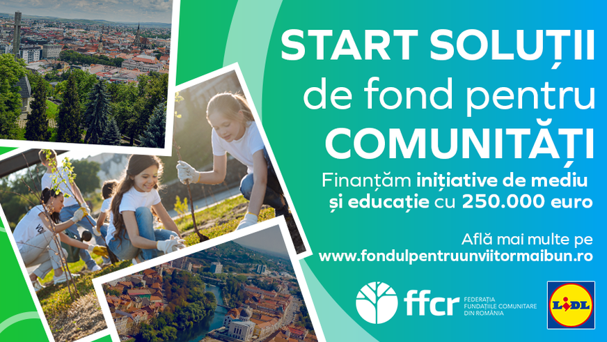 Fondul pentru un viitor mai bun în comunități deschide apelul de idei și proiecte în valoare de 1.187.500 de lei