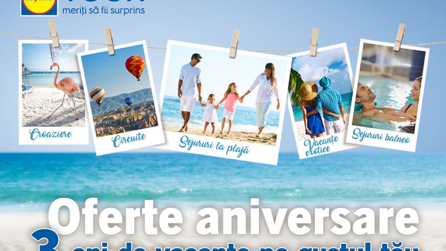 Bilanțul Lidl Tour la 3 ani de activitate în România 1100 de pachete turistice diferite în 97 de țări de pe glob, aproape 30.000 de clienți, o creștere a cifrei de afaceri cu 60% față de anul anterior