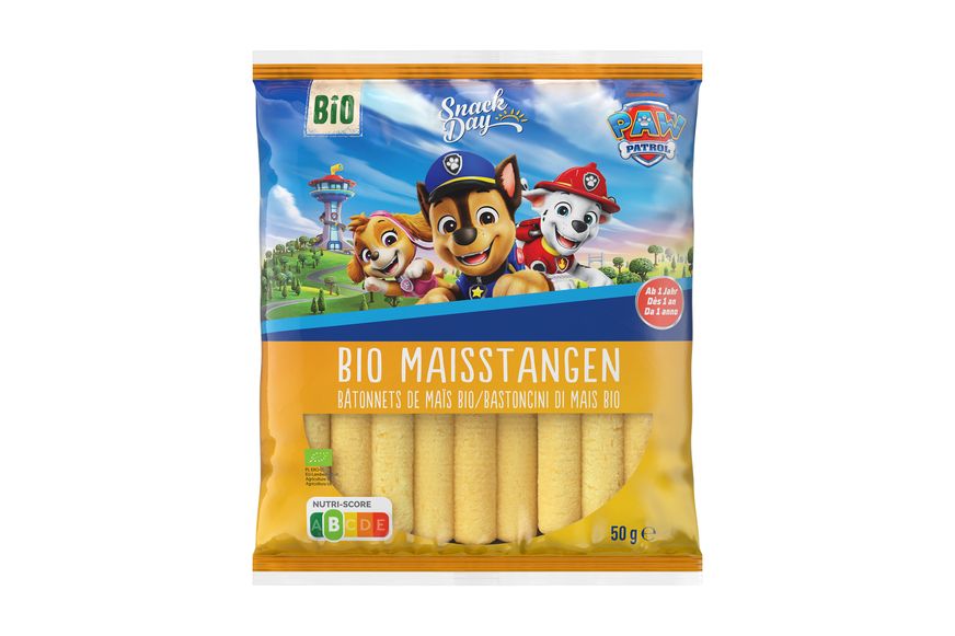 Bio Maisstangen Snack Day Paw Patrol Design