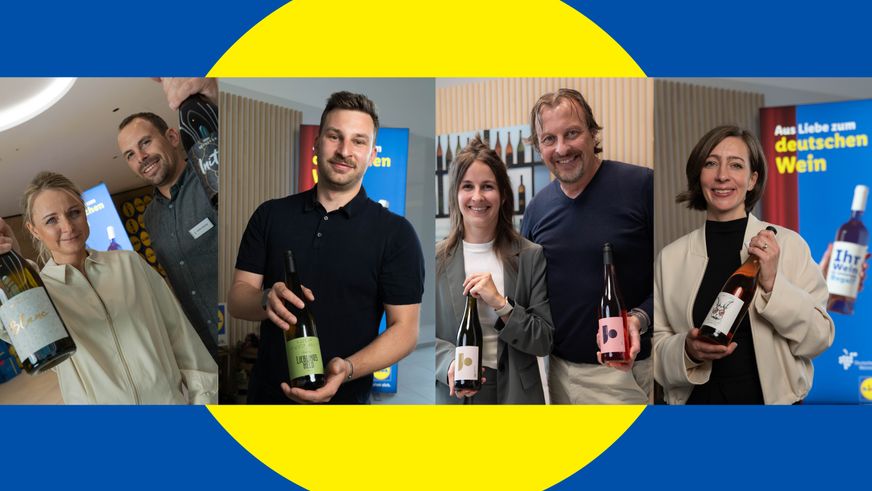 Vom Weinberg ins Lidl-Regal: Vier Weinbaubetriebe setzen sich mit innovativen Konzepten durch