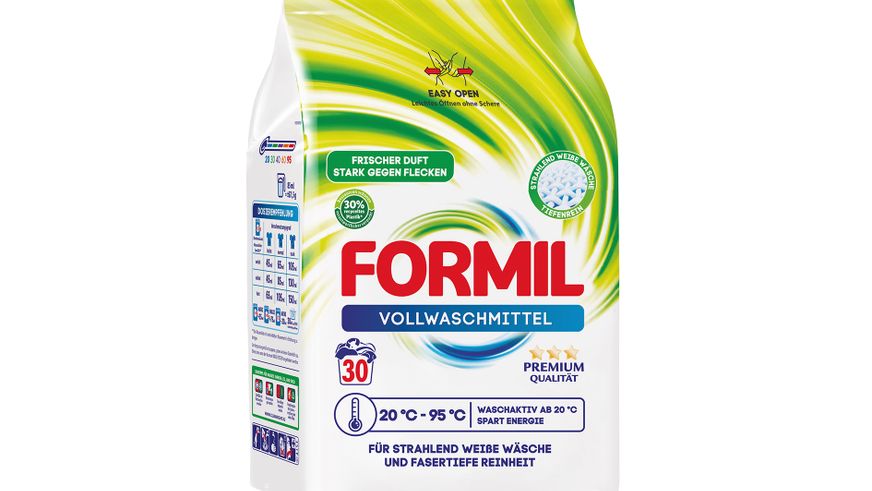 Formil Vollwaschmittel der Lidl-Eigenmarke erhält Bestnote “Gut” bei Stiftung Warentest