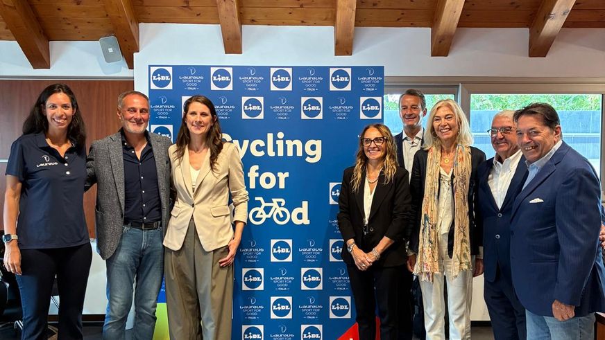 FONDAZIONE LAUREUS ITALIA E LIDL ITALIA HANNO PRESENTATO IL PROGETTO “CYCLING FOR GOOD”