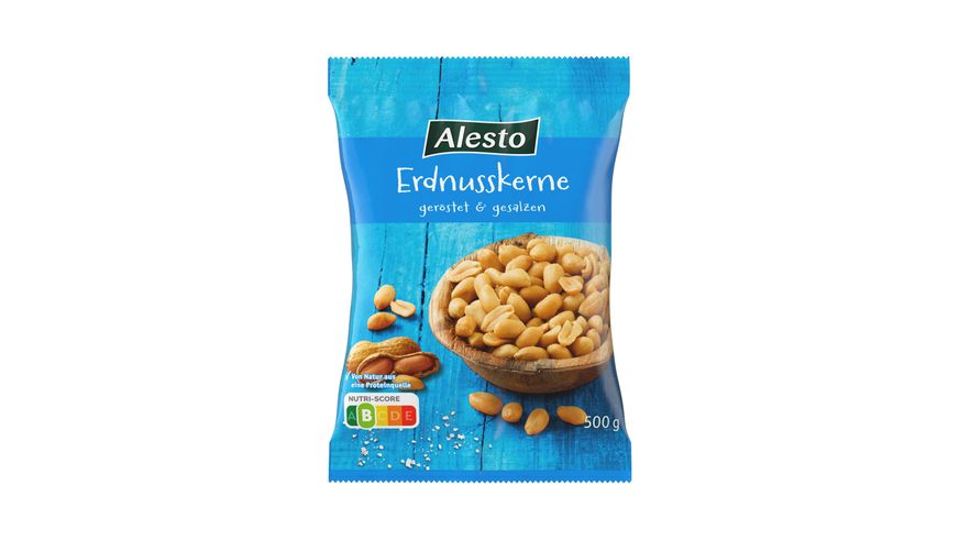 Bestnote von ÖKO-TEST für Alesto Erdnüsse von Lidl