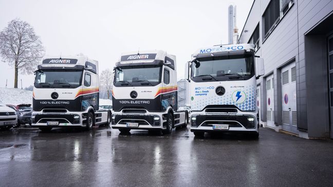 E-LKWs Lidl Österreich