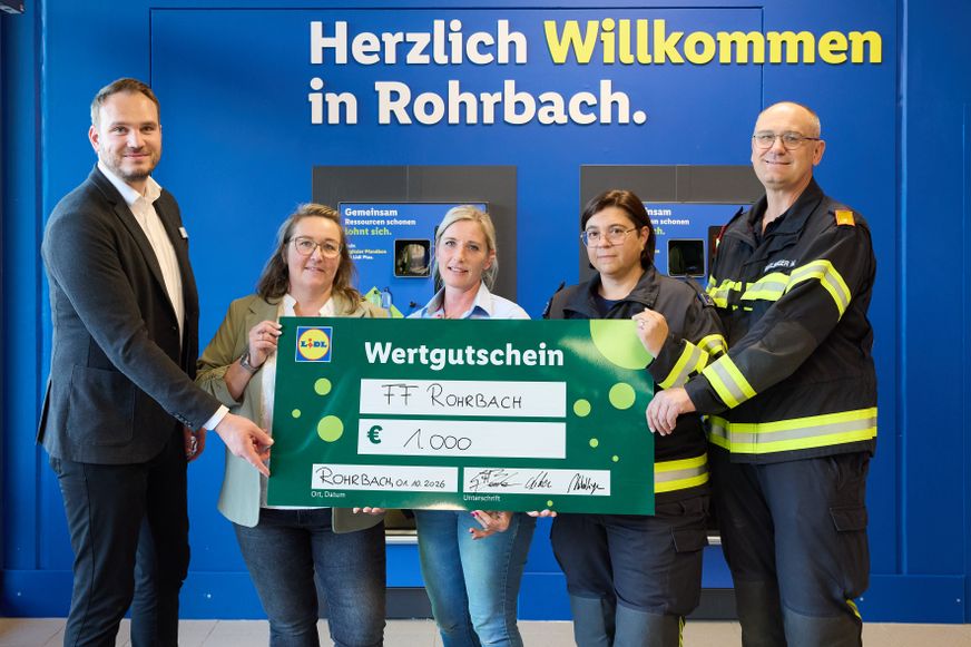 Scheckübergabe