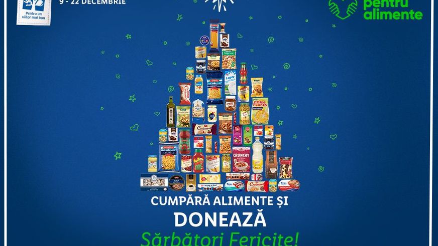 Înainte de Crăciun, clienții Lidl pot dona alimente pentru persoanele defavorizate, prin intermediul colectei organizate de retailer în parteneriat cu rețeaua Băncilor pentru Alimente