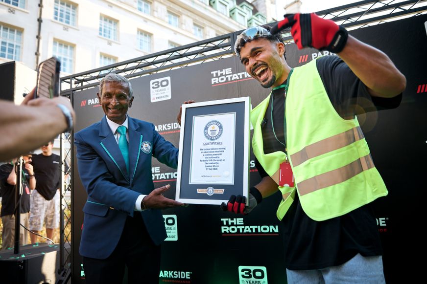 Übergabe Guiness World Record