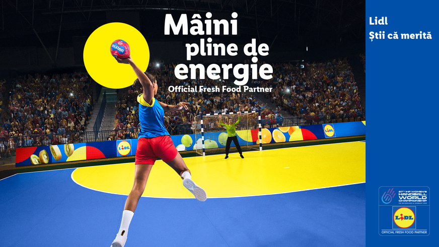 Lidl continuă angajamentul față de promovarea sportului feminin și devine partener în cadrul Campionatul Mondial de Handbal Feminin IHF 2025