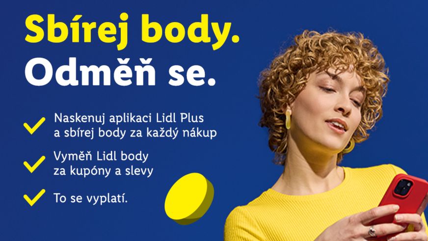 Sbírání bodů v Lidl Plus