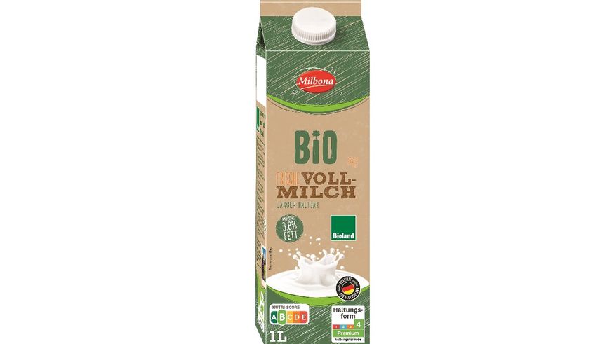 Lidl weitet die Haltungskennzeichnung auf Milch und Milchprodukte aus.  65 Prozent der Lidl-Trinkmilch entspricht den Anforderungen der Haltungsstufen 3 und 4.
