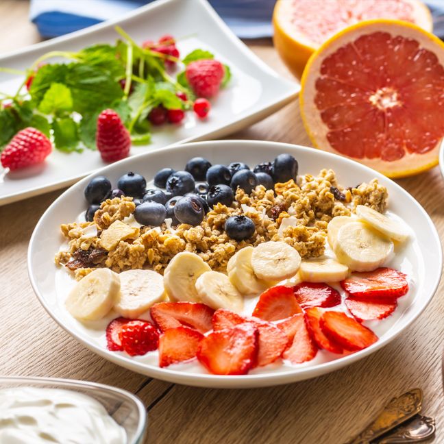 gesundes Frühstück