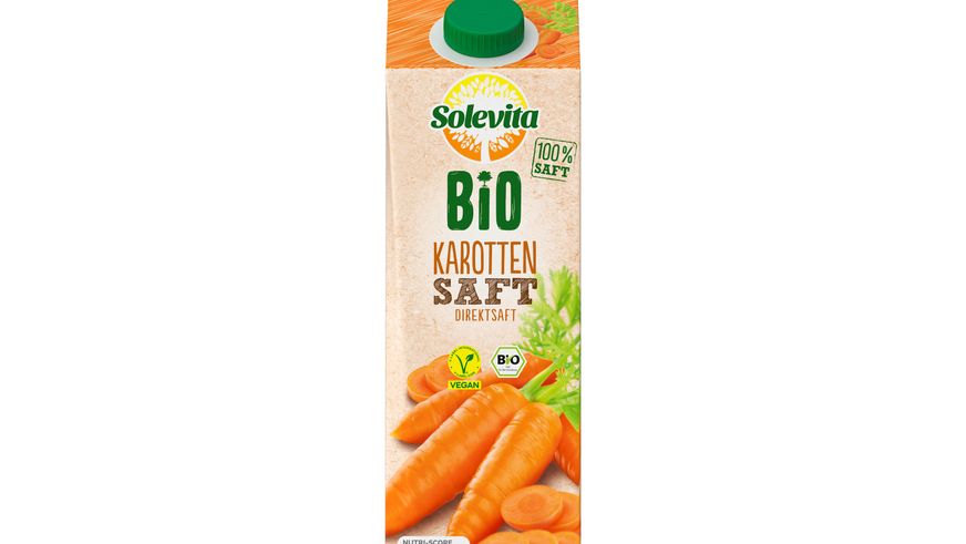 Lidl-Eigenmarke Solevita Bio Karottensaft überzeugt bei Ökotest