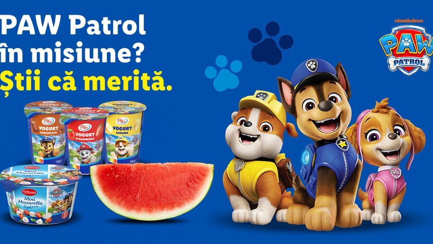 Lidl România aduce îndrăgitul univers animat PAW Patrol® mai aproape de familii printr-o selecție de produse dedicate celor mici și un concurs cu premii