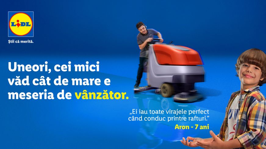 Lidl aduce în prim-plan valoarea meseriei de vânzător printr-o campanie dedicată profesioniștilor din întreaga industrie de retail