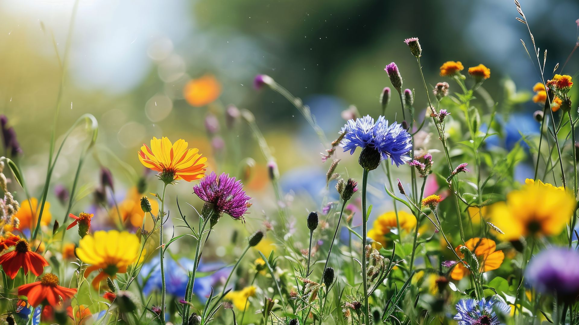 Biodiversität achten Blumenwiese