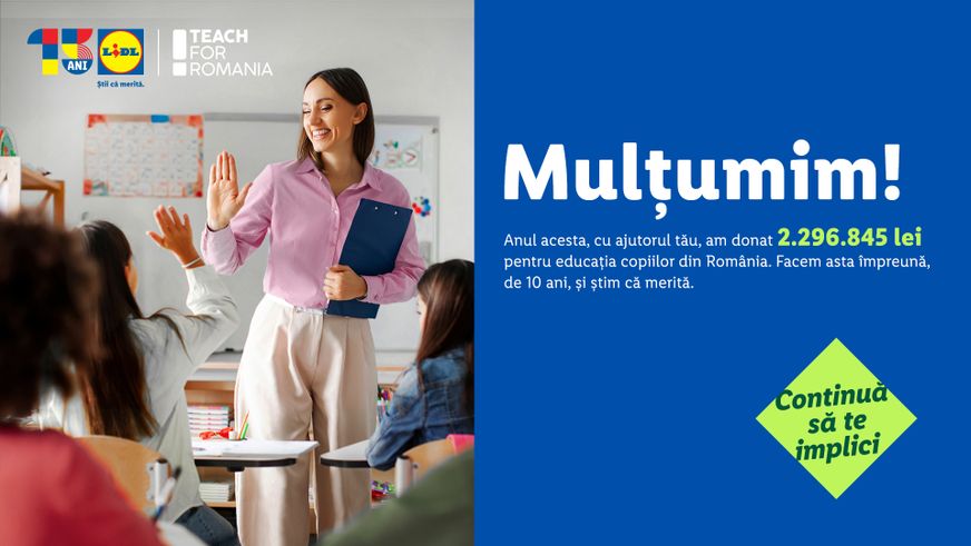 De 10 ani, să te implici în educația copiilor. Știi că merită.