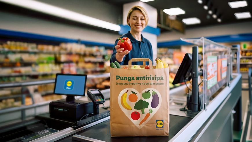 Un nou pas în plus în combaterea risipei alimentare: Lidl România introduce Punga antirisipă și oferă o nouă șansă fructelor și legumelor cu mici imperfecțiuni cosmetice