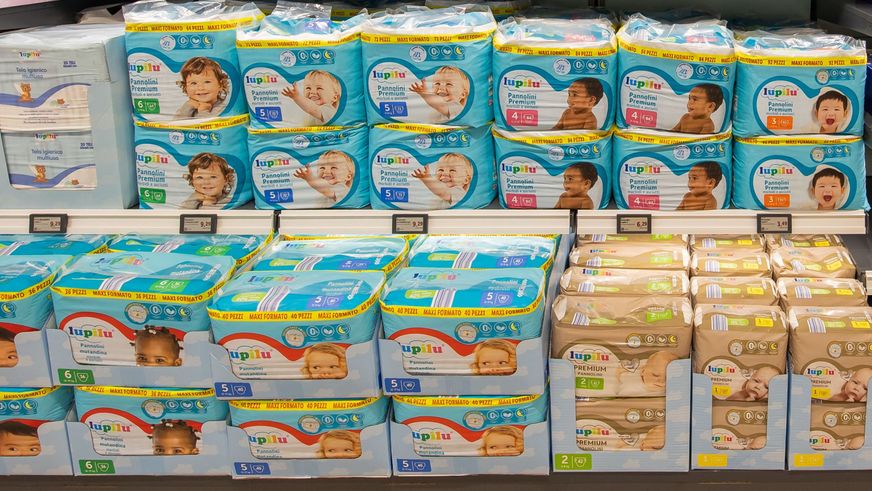 LUPILU è IL BRAND DI PANNOLINI A MARCHIO DEL DISTRIBUTORE PIù ACQUISTATO IN ITALIA SECONDO IL CONSUMER PANEL NIELSENIQ