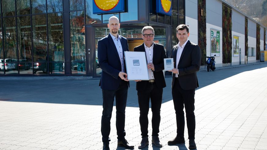 Lidl erhält DGNB-Zertifikat in Platin für Filiale in nachhaltiger Holzbauweise