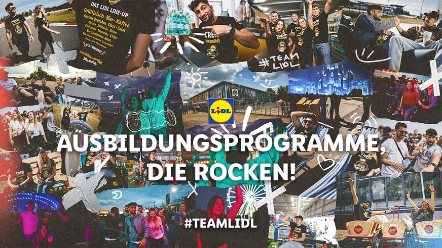 Ausbildung bei Lidl rockt: Neue Recruiting-Kampagne rückt zum Auftakt Festival-Einsatz in den Mittelpunkt