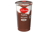 Pudding mit Sahne Schoko