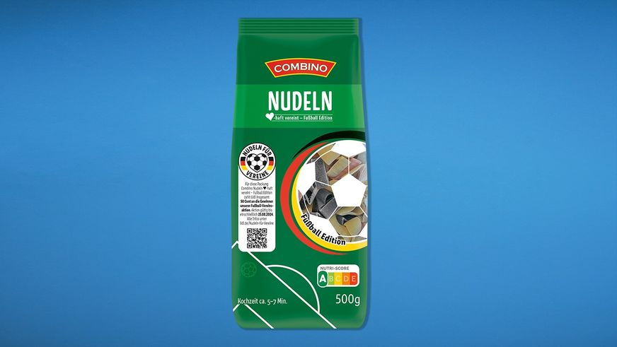 Nudeln für Vereine: Lidl unterstützt den Amateursport.
